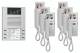 TCS PVE1560-0010 Video:pack6 color 6 buttons for hands-free calling AVD surface mounting