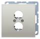 Jung ES2962-2 Cover for two small sockets, ES 2962-2