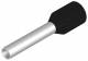 Weidmüller ferrule 1.5 mm ² black, H 1,5 / 16D/SW
