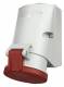 Mennekes 421 32A4P 6H400V wall socket TwinCONTACT IP44