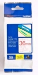 Brother TZe-262 Label Tape - 36 mm Width x 8 m Length - Rectangle - Direct Thermal - White - 1