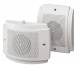 RCS Audio-Systems BCR-006 Design-Lautsprecher, 6 W, 100 V, weiß, mit Rückwand