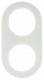 Berker 10122009 Rahmen 2Fach Serie R.Classic Glas polarweiß