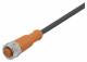 Ifm Electronic EVC629 IFM cable socket straight M12 5-pin AC/DC silicone-free halogen-free