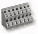 WAGO 736-552 double-decker terminal strip for circuit boards 0.08-2.5 mm² gray