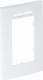 OBO Bettermann 6119362 AR45-RW BSF2 cover module, 45.2 times 84x140mm pure white 