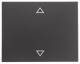 Berker 14057106 rocker with imprint symbol arrow K.1 matt anthracite