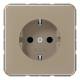 JUNG CD1520GB SCHUKO socket 16A 250V, CD goldbronze