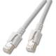 Patchkabel RJ45, CAT6A 500Mhz, 1,0m, grau S-STP(S/FTP) VC LED in den Steckern!,