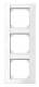 Merten 513319 513 319 M-PLAN-Frame 3f perpendicular, can be labeled polarwhite