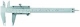 MIB Messzeuge 01002006 Precision Vernier caliper tool steel, chrome plated,