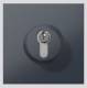 Siedle SM 611 01 AG lock module anthracite gray