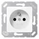 Jung 5120FBFKIWW Steckdose französisch/ belgisches System alpinweiß