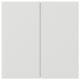 GIRA 5370112 rocker 2f unprinted surface switch pure white