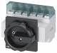 Siemens 3LD21033VK51 Main switch 6-pin. IU = 25, P / AC-23A, 400V = 9,5kW rotary drive black