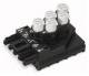 WAGO 772-262 tap-black, black 5-pin 5x2,5qmm