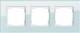 GIRA 021318 Rahmen 3f Glas mint Esprit