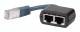 Moeller 169142 EATON DXSPL-RJ45-2SL1PL Splitter RJ45 8p 2Buchsen/1Stecker mit ca.10cm Ltg. 