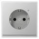 Jung AL1520-OLNW SCHUKO-Steckdose mit LED-Licht