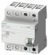 Siemens 5SV33264 FI switch type B 63A 1+N-pole 30mA 230V 4TE short-term galvanized