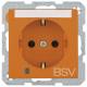 Berker 41108924 socket SCHUKO imprint BSV labeling field illuminated