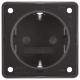 Berker 947792503 Steckdose SCHUKO Integro Einsätze schwarz,matt