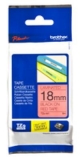 Brother P-touch TZE441 Label Tape - 17.78 mm Width x 7.99 m Length - Rectangle - Red - 1 Each