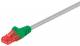 Goobay 68474 CAT 6 crossover patch cable, U/UTP, grey, green - CCA copper blend material