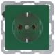 Berker 41436013 SCHUKO, Q.1 green velvet