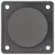 Berker 945162505 Blindverschluss Integro Flow anthrazit,matt