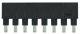 Harting Han ES Press plug-in bridge 1x8 black lengthwise 16A pack of 5 09330009858