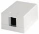 Telegärtner 100021366 TEGA Module holder 46x64 1-gang AP compact alpine white for 1AMJ/AMJ-S/UMJ