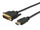 Equip HDMI cable HDMI Type A -> DVI (18 +1) M / M 5.00m black