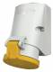 Mennekes 1860 wall socket 32A5p 4H110V TwinCONTACT IP44