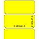 OEM-Factory Etiketten - Thermo 49 x 27mm, perm., GELB, K40