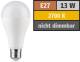 Muellerlicht ETT-1451845 LED Glühlampe ''HD241,3 cm ( 95 Zoll ) E27, 13W, 1055lm, 2700K, warmweiß, Ra>95