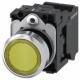 Siemens 3SU11520AB303BA0 Drucktaster beleuchtet 22mm rund gelb Knopf 1S AC/DC 24V