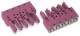 WAGO 770-285/080-000 socket part code B 5P. 2L pink