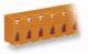 WAGO 741-607 feed-through terminal strip 0.08-2.5 sqmm orange