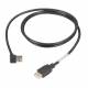 BlackBox USBR08-0004 USB 2.0 Kabel, Typ A St rechtwinklig zu Typ A Bu, 1,2m