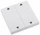 ELDAT RTS35-ACC-02-02P Taste Auf/Zu weiß für Wandtaster RTS35
