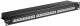 Goobay 93048 CAT 6 19-inch patch panel, 24 port - STP shielded, black