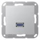 Jung MAA1122AL Einsatz USB Serie A aluminium