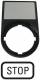 Moeller 216494 EATON M22S-ST-GB0 additional buttons, label holder STOP 