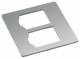 HAGER GBVDM032 Mounting plate for adapter, RJ45 19,5x14,8mm