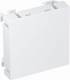 OBO Bettermann 6117406 blank cover module 1 BD 451/1 RW, Rapid 45 pure white