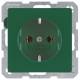 Berker 47436013 Steckdose SCHUKO Q.1 grün samt