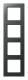Jung AC584BFANM Rahmen 4fach bruchsicher Serie A creation anthrazit matt