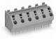 WAGO 745-205 terminal strip for circuit boards 0.08-4 mm gray