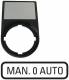 Moeller 216501 EATON M22S-ST-GB12 additional buttons, label holder MAN 0 AUTO 